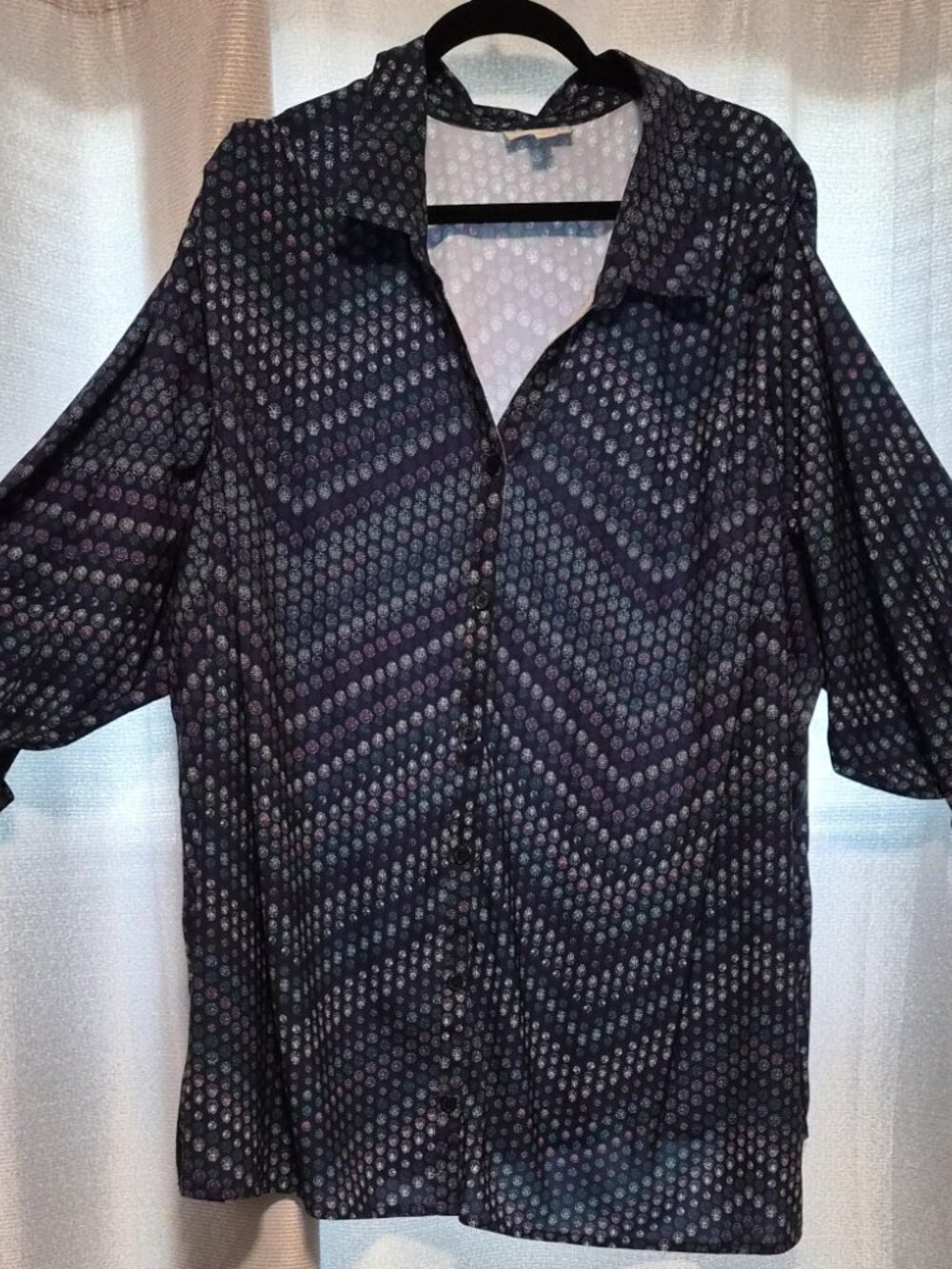 Plus size Button down dress shirt - Picture 7 of 7